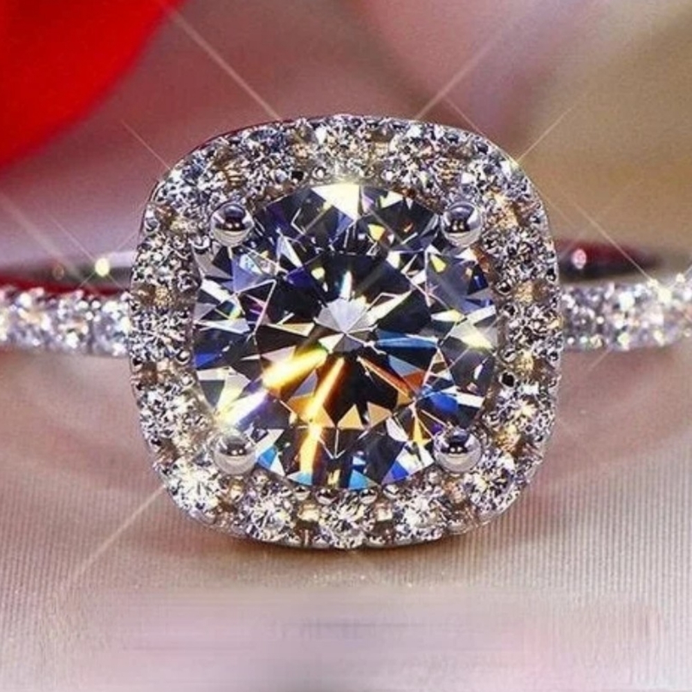 Hearts & Arrows Wedding Ring